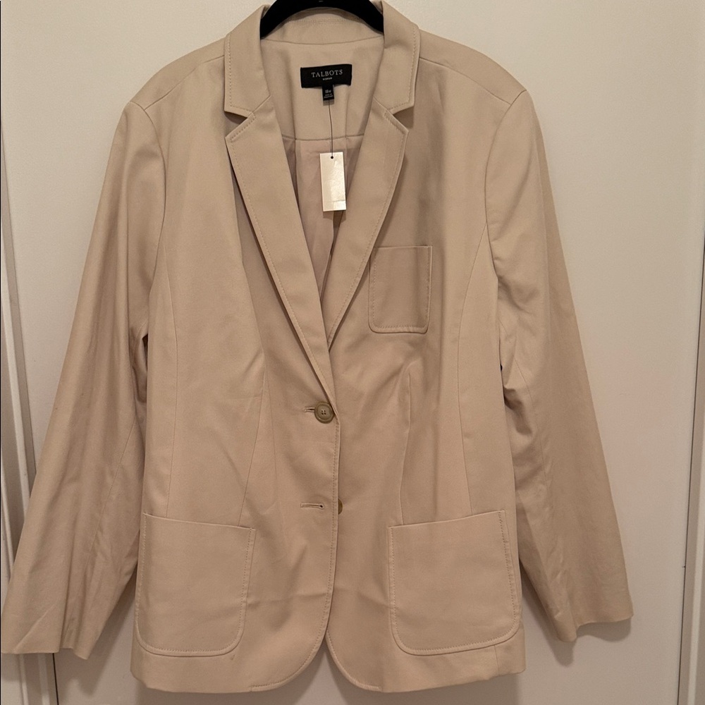 Talbots Women's Beige Blazer